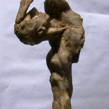 Sculpture intitulée "ILUSIÓN VERTICAL" par Fernando Navajas Seco, Œuvre d'art originale, Résine