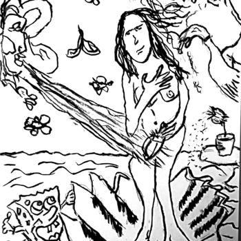 Rysunek zatytułowany „Bob invitado al nac…” autorstwa Fernando Rubio, Oryginalna praca, Węgiel drzewny