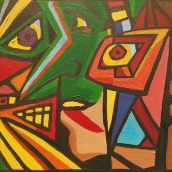 Peinture intitulée "Picasso1" par Fernando Oliveira, Œuvre d'art originale, Acrylique