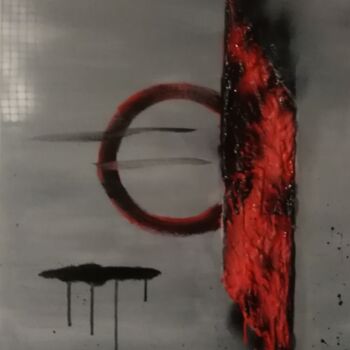 Pittura intitolato "LACRIME DI LUNA" da Ferro, Opera d'arte originale, Acrilico