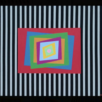 Pintura intitulada "Colore-Struttura 74…" por Ferruccio Gard, Obras de arte originais, Acrílico