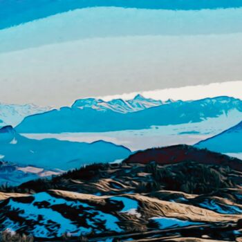 Fotografie getiteld "Whispers Of The Alp…" door Fetux_lines, Origineel Kunstwerk, Acryl