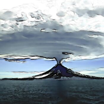 Fotografie getiteld "Inferno Unleashed:…" door Fetux_lines, Origineel Kunstwerk, Airbrush