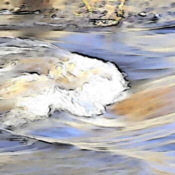 Fotografie mit dem Titel "Rhythms of Rapids:…" von Fetux_lines, Original-Kunstwerk, Light Painting