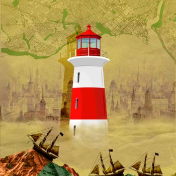 "Lighthouse" başlıklı Dijital Sanat F - Graphi̇ tarafından, Orijinal sanat, 2D Dijital Çalışma