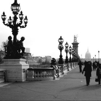 Photographie intitulée "Pont Alexandre III" par Francois-Henri Louchet, Œuvre d'art originale