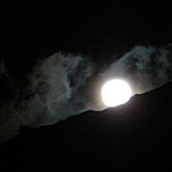 Фотография под названием "Lever de lune sur l…" - Francois-Henri Louchet, Подлинное произведение искусства