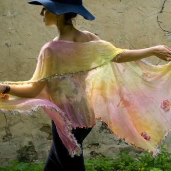 "Mantelet  poudré va…" başlıklı Tekstil Sanatı Fidelie Cardi tarafından, Orijinal sanat