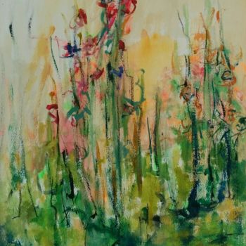 Painting titled "Jardin des Plantes" by Philippe Bucher, Original Artwork