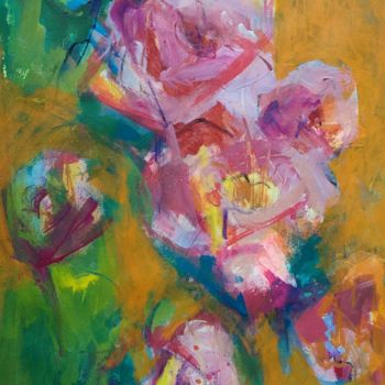 "Magnolias" başlıklı Tablo Philippe Bucher tarafından, Orijinal sanat, Akrilik