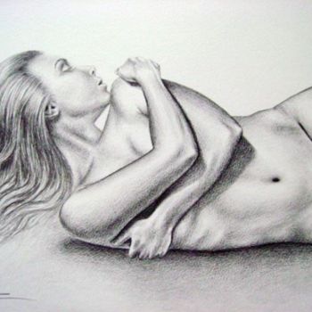 Drawing titled "Sensuality" by Filipe Paiva, Original Artwork