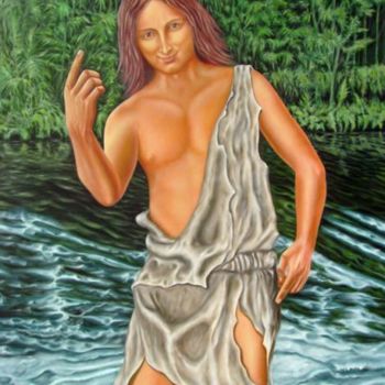 Painting titled "John The Baptist" by Filipe Paiva, Original Artwork