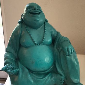 Sculpture titled "Budai.png" by Filipe Portela, Original Artwork, Resin