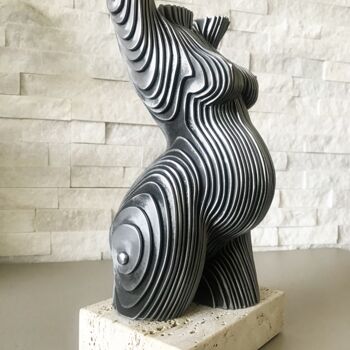 Skulptur mit dem Titel "La vida" von Filippo Pietro Castrovinci, Original-Kunstwerk, Metalle