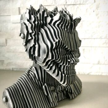 Rzeźba zatytułowany „Joker (Ultimo esemp…” autorstwa Filippo Pietro Castrovinci, Oryginalna praca, Metale