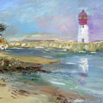 Painting titled "Le phare" by Filo, Original Artwork