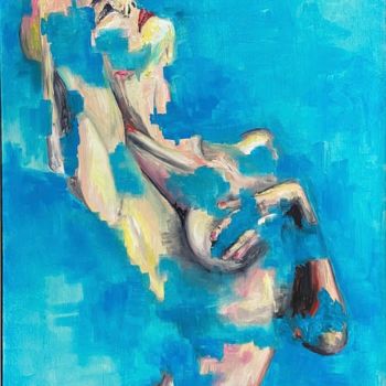 Malarstwo zatytułowany „Woman I” autorstwa Alena Finogenova, Oryginalna praca, Olej
