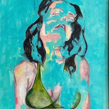 Peinture intitulée "Woman II" par Alena Finogenova, Œuvre d'art originale, Huile