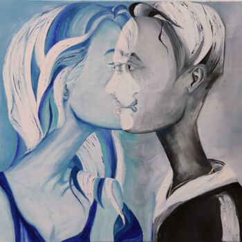 Malarstwo zatytułowany „Not love” autorstwa Alena Finogenova, Oryginalna praca, Olej