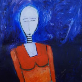 Painting titled "empowerd" by Fifra, Original Artwork, Oil