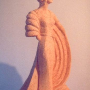 雕塑 标题为“La Parisienne” 由Jeanine Fitou Valens, 原创艺术品, 兵马俑