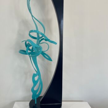 Skulptur mit dem Titel "Sound Memories" von Flandez, Original-Kunstwerk, Metalle