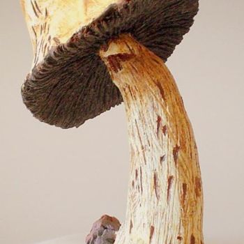 Sculpture intitulée "Mushroom, Med. 2010" par Sharon Comstock, Œuvre d'art originale