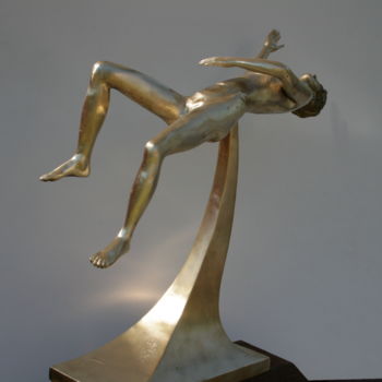 Escultura intitulada "Divina Sialfe - bro…" por Ferdinando Lauretani, Obras de arte originais, Bronze