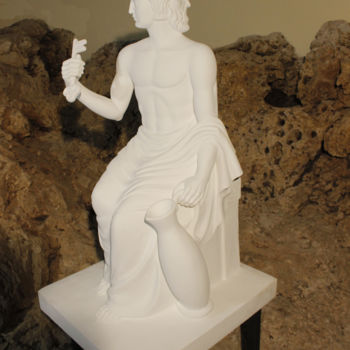 Escultura intitulada "Giano bifronte" por Ferdinando Lauretani, Obras de arte originais, Resina