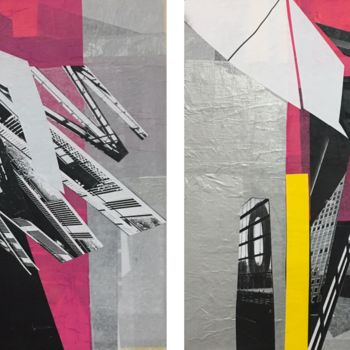 Collages titulada "Composite" por Flavia Sueng, Obra de arte original, Collages