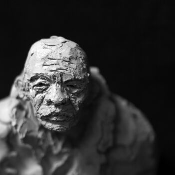 Sculpture intitulée "Clay Face 8" par Fleur Elise Noble, Œuvre d'art originale, Terre cuite