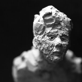 Sculpture intitulée "Clay Face 19" par Fleur Elise Noble, Œuvre d'art originale, Terre cuite