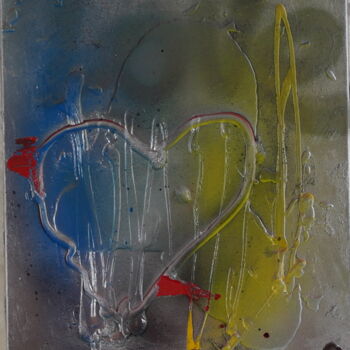 Peinture intitulée "LOVE" par Fleur Keil, Œuvre d'art originale, Bombe aérosol