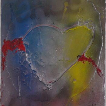 Peinture intitulée "PEACE" par Fleur Keil, Œuvre d'art originale, Bombe aérosol