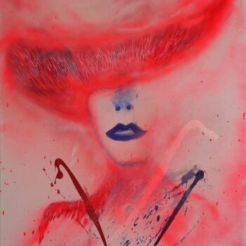 Malarstwo zatytułowany „"CES GENS LA" - phr…” autorstwa Fleur Keil, Oryginalna praca, Farba w spray'u