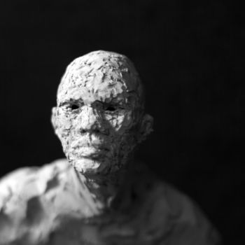 Sculpture intitulée "Clay Face 2" par Fleur Elise Noble, Œuvre d'art originale, Terre cuite