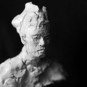 Sculpture intitulée "Clay Face 15" par Fleur Elise Noble, Œuvre d'art originale, Terre cuite