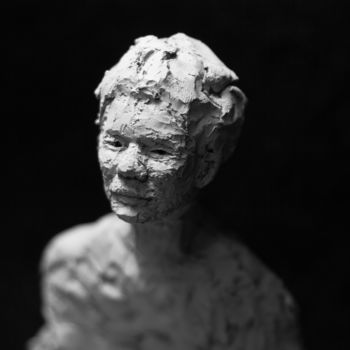 Sculpture intitulée "Clay Face 23" par Fleur Elise Noble, Œuvre d'art originale, Terre cuite