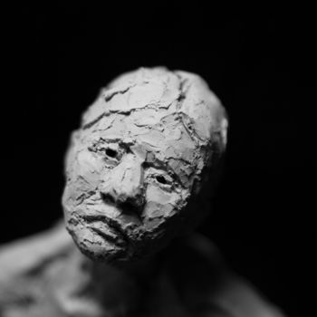 Sculpture intitulée "Clay Face 50" par Fleur Elise Noble, Œuvre d'art originale, Terre cuite