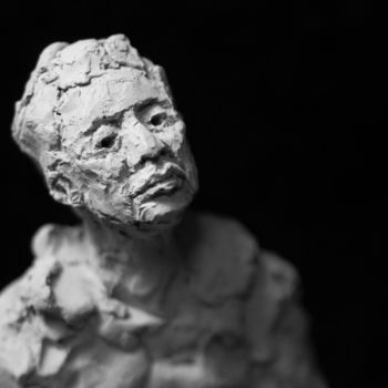 Sculpture intitulée "Clay Face 21" par Fleur Elise Noble, Œuvre d'art originale, Terre cuite