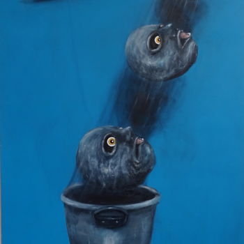 Painting titled "Dinner was fine!" by Float010, Original Artwork, Acrylic