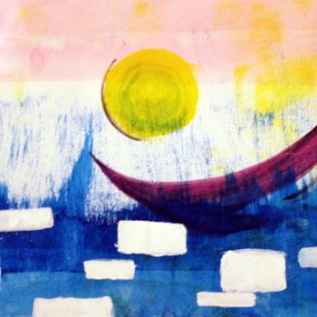 Pintura titulada "Sunrise" por Flo Klavaro, Obra de arte original, Acrílico