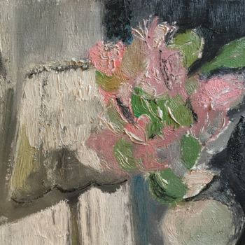 Pintura intitulada "Fleurs" por Anne Flora De Negroni, Obras de arte originais