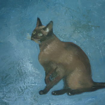 Peinture intitulée "benny" par Flore, Œuvre d'art originale, Huile