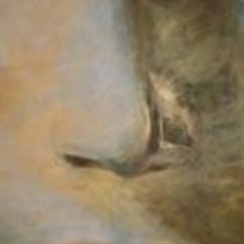 Peinture intitulée "Le nez" par Flore Delisse, Œuvre d'art originale