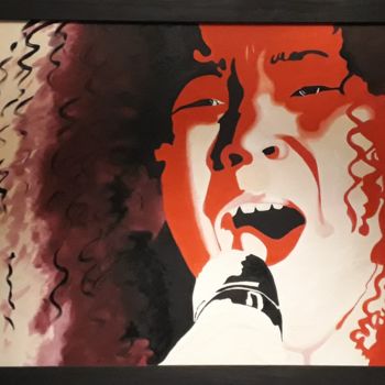 Painting titled "The Voice 2020" by Florence Bichard (Flo), Original Artwork, Acrylic