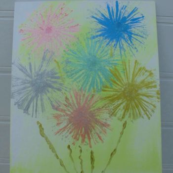 Painting titled "Festif" by L'Art Des Émotions, Original Artwork, Acrylic