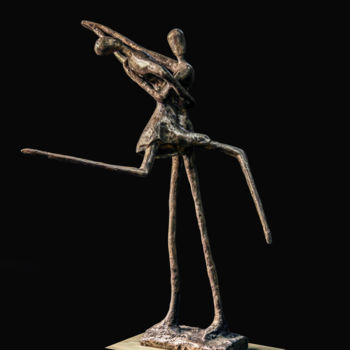 Скульптура под названием "TANGO" - Florence Scaglia, Подлинное произведение искусства