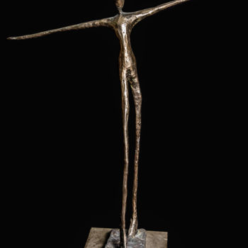 Escultura titulada "Liberté" por Florence Scaglia, Obra de arte original, Metales