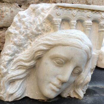 Sculpture intitulée "fragment cathédrale" par Florence Jarrige, Œuvre d'art originale, Pierre